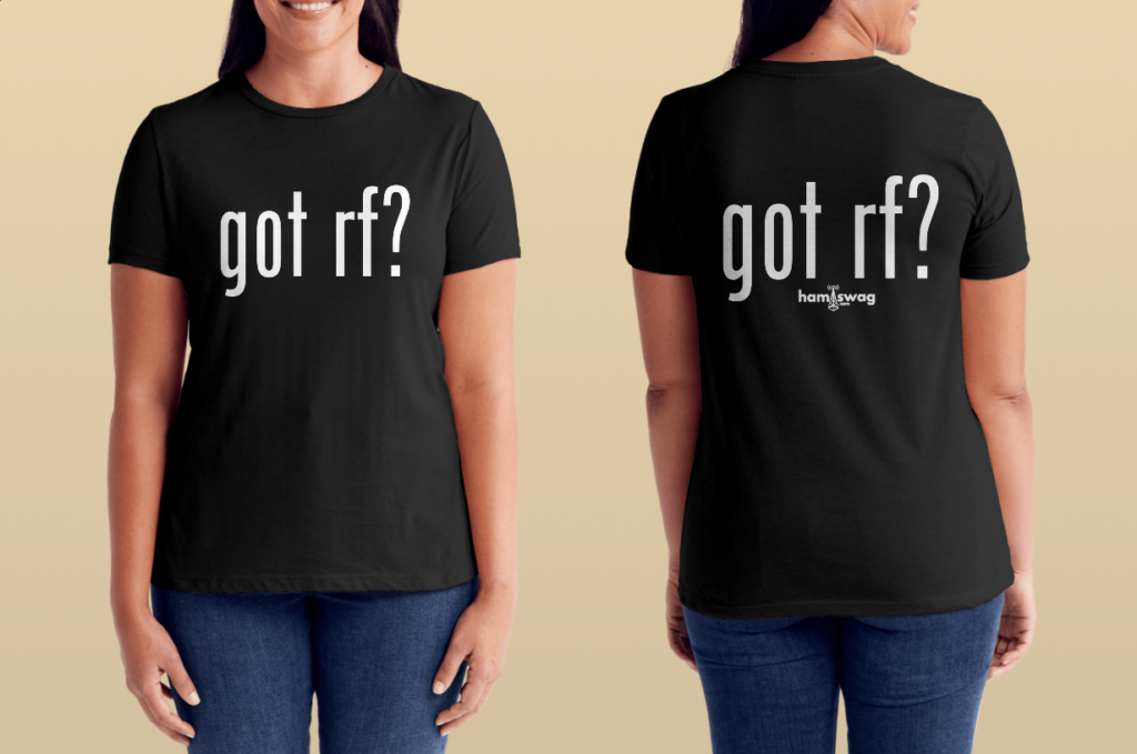 Ladies Got RF Black T-shirt now available in the swag shop.