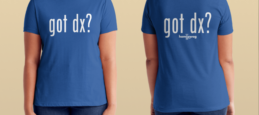 Got DX Blue T-shirt now available in the swag shop.